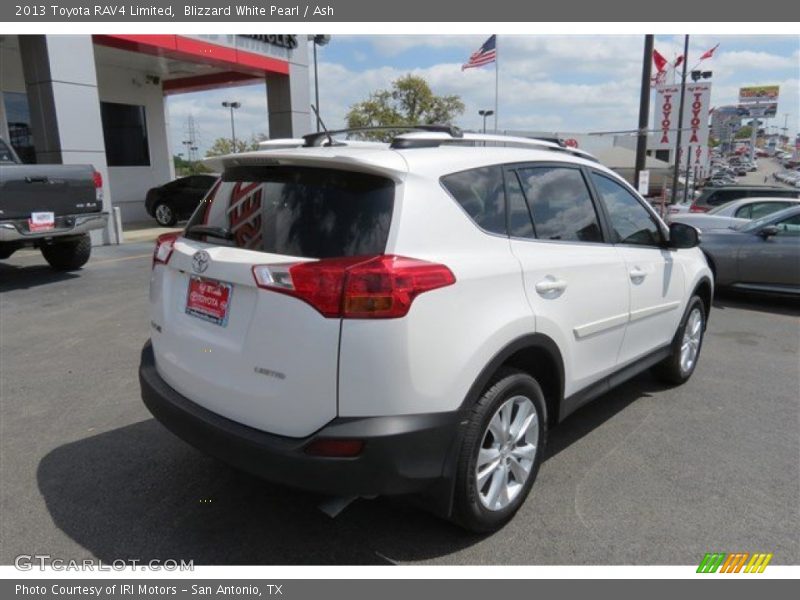 Blizzard White Pearl / Ash 2013 Toyota RAV4 Limited