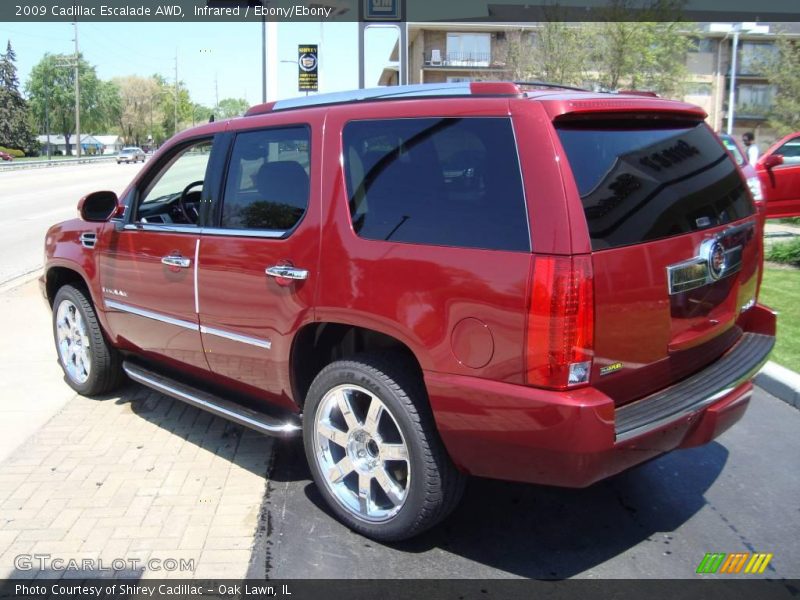 Infrared / Ebony/Ebony 2009 Cadillac Escalade AWD