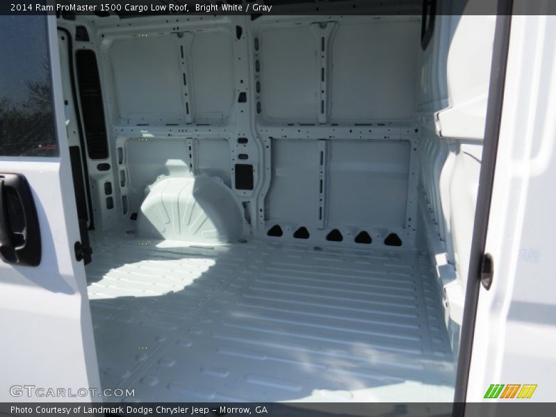 Bright White / Gray 2014 Ram ProMaster 1500 Cargo Low Roof