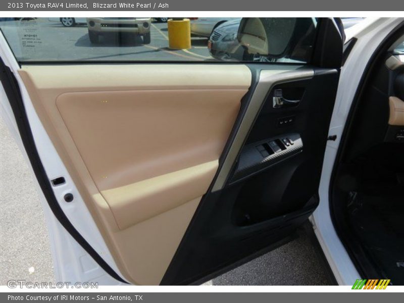 Blizzard White Pearl / Ash 2013 Toyota RAV4 Limited