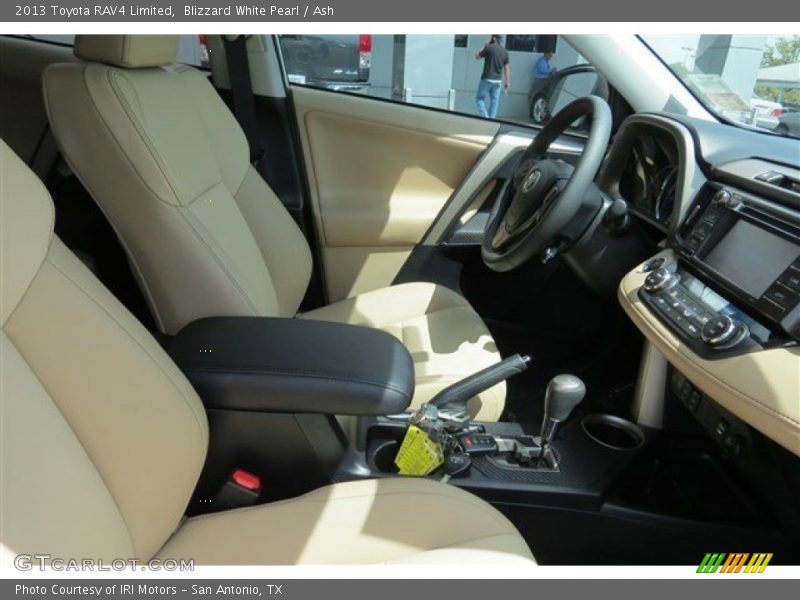 Blizzard White Pearl / Ash 2013 Toyota RAV4 Limited