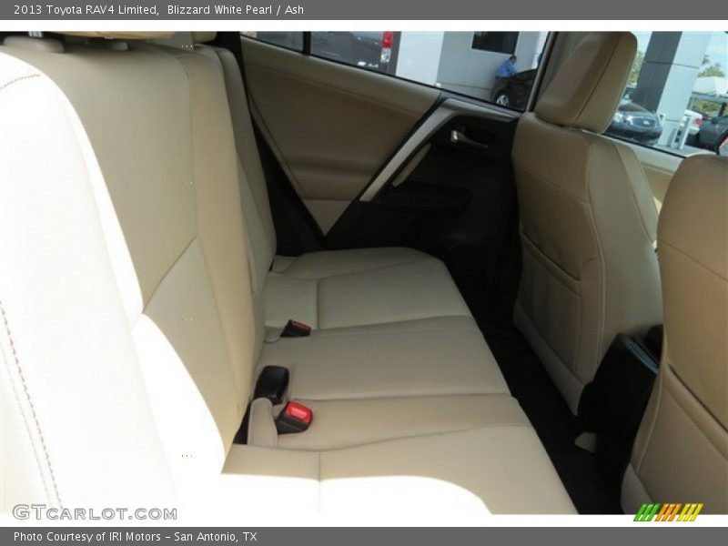 Blizzard White Pearl / Ash 2013 Toyota RAV4 Limited