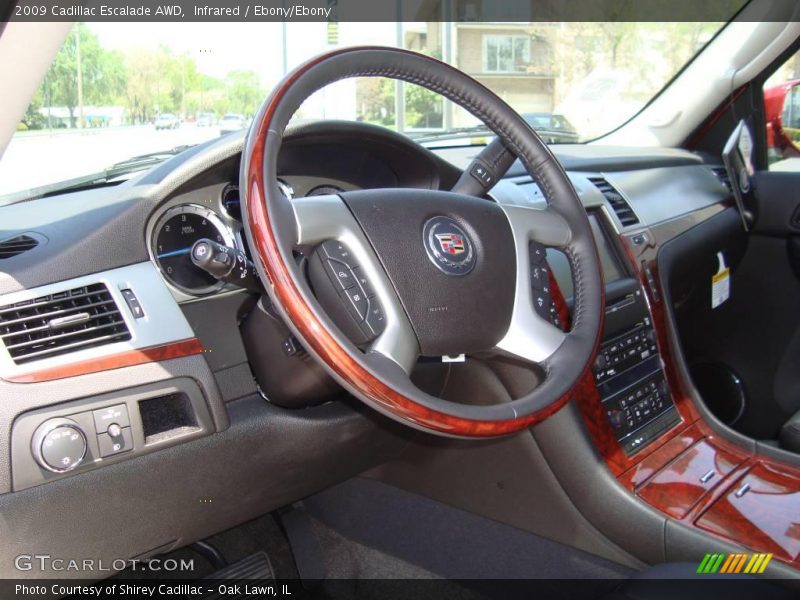 Infrared / Ebony/Ebony 2009 Cadillac Escalade AWD