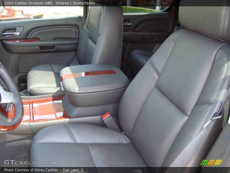 Infrared / Ebony/Ebony 2009 Cadillac Escalade AWD