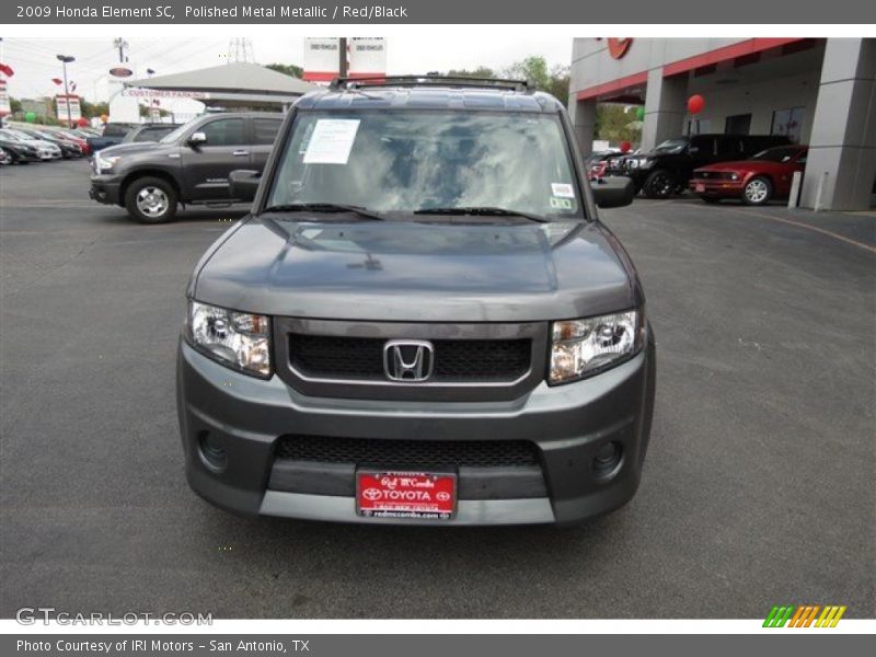 Polished Metal Metallic / Red/Black 2009 Honda Element SC