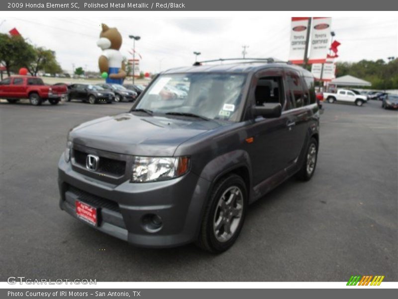 Polished Metal Metallic / Red/Black 2009 Honda Element SC