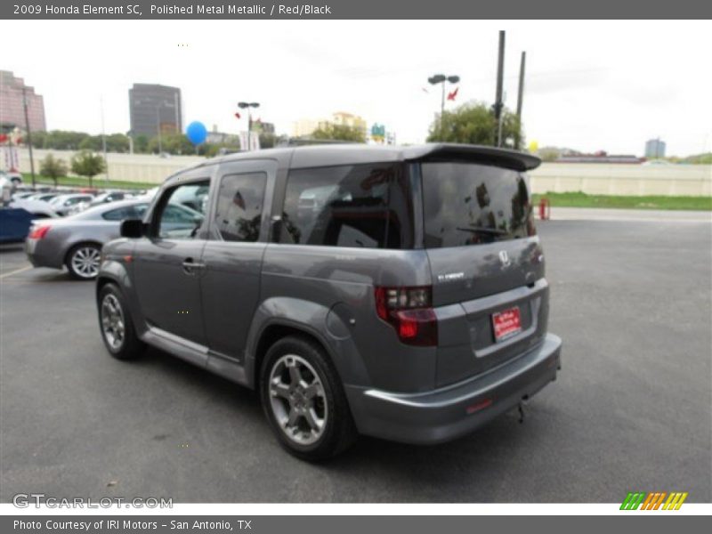 Polished Metal Metallic / Red/Black 2009 Honda Element SC