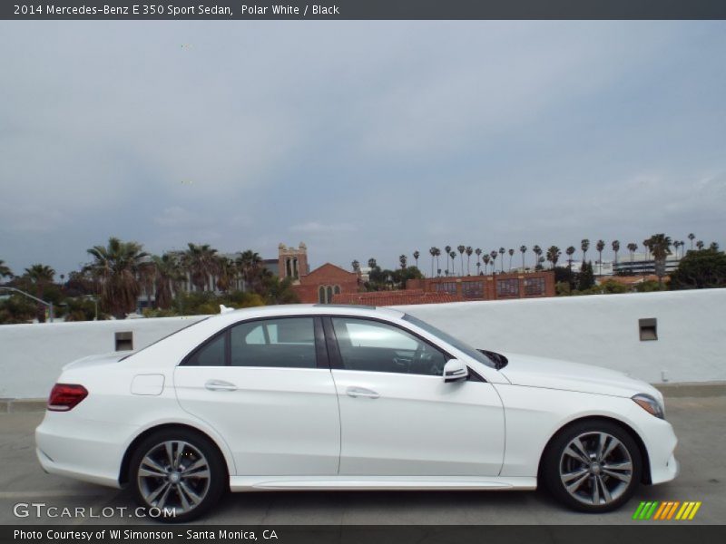 Polar White / Black 2014 Mercedes-Benz E 350 Sport Sedan