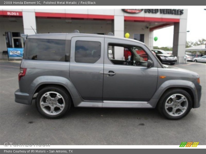 Polished Metal Metallic / Red/Black 2009 Honda Element SC