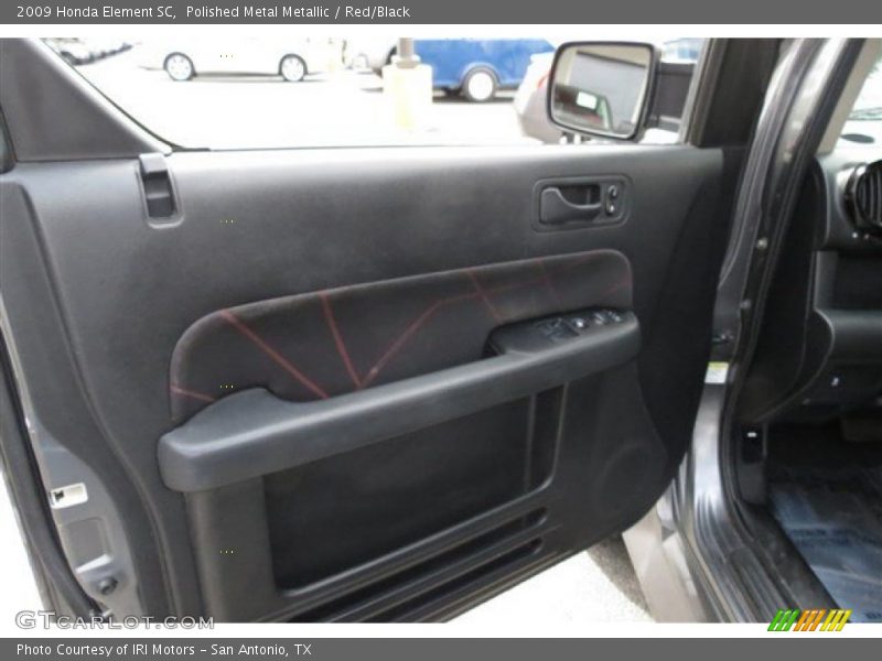 Polished Metal Metallic / Red/Black 2009 Honda Element SC