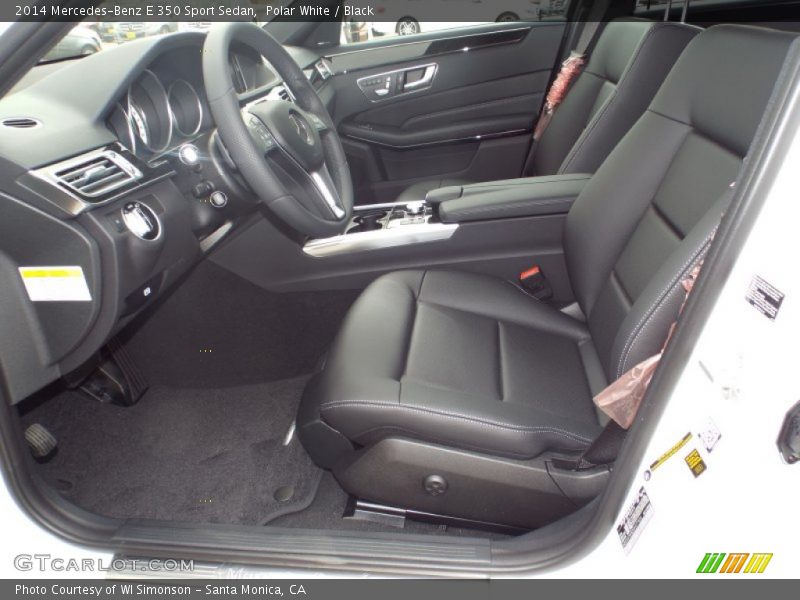 Polar White / Black 2014 Mercedes-Benz E 350 Sport Sedan