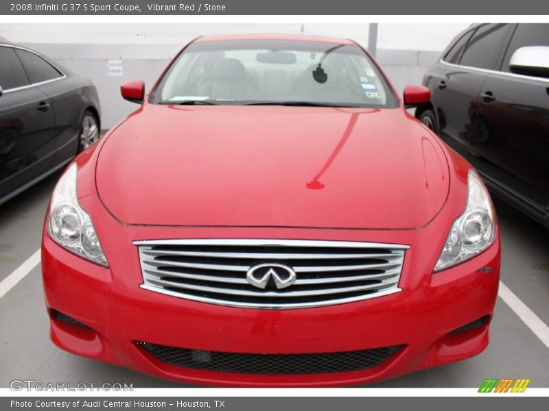 Vibrant Red / Stone 2008 Infiniti G 37 S Sport Coupe