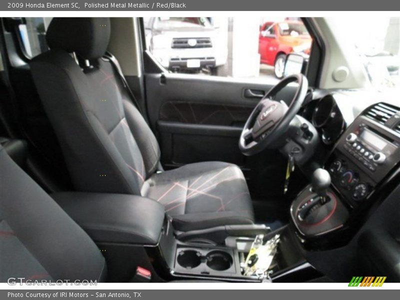 Polished Metal Metallic / Red/Black 2009 Honda Element SC