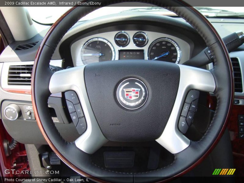 Infrared / Ebony/Ebony 2009 Cadillac Escalade AWD