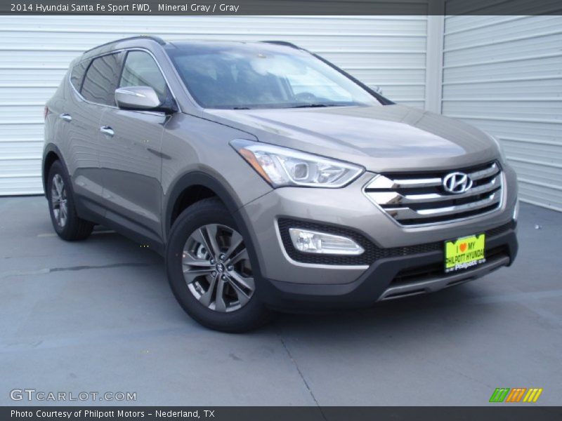 Mineral Gray / Gray 2014 Hyundai Santa Fe Sport FWD