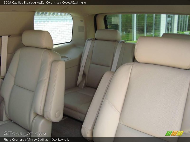 Gold Mist / Cocoa/Cashmere 2009 Cadillac Escalade AWD