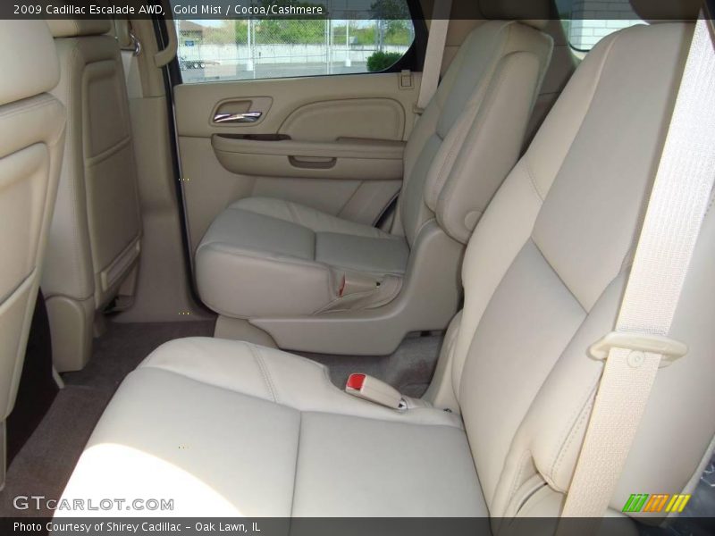 Gold Mist / Cocoa/Cashmere 2009 Cadillac Escalade AWD