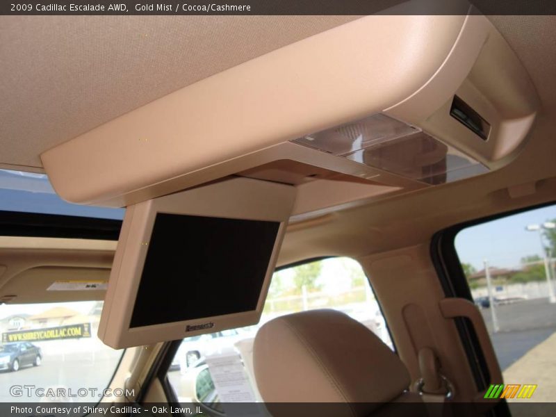 Gold Mist / Cocoa/Cashmere 2009 Cadillac Escalade AWD