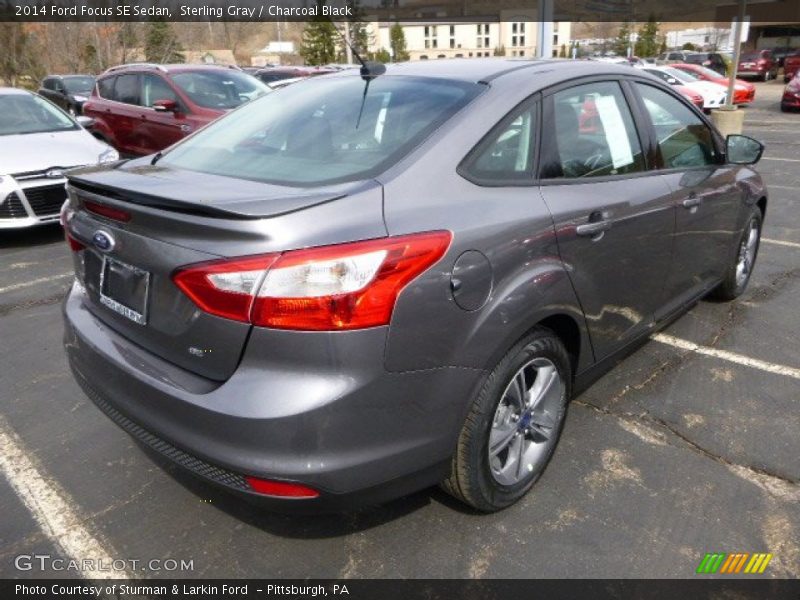 Sterling Gray / Charcoal Black 2014 Ford Focus SE Sedan