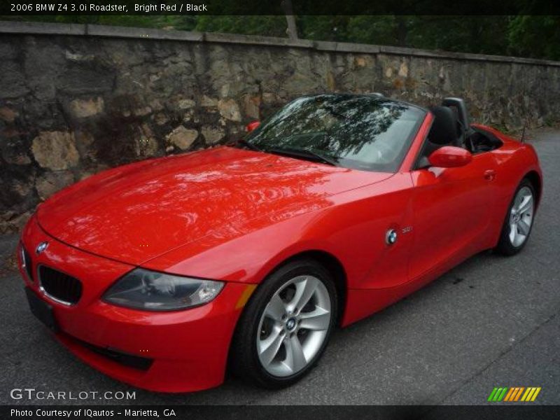 Bright Red / Black 2006 BMW Z4 3.0i Roadster