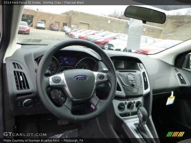Sterling Gray / Charcoal Black 2014 Ford Focus SE Sedan