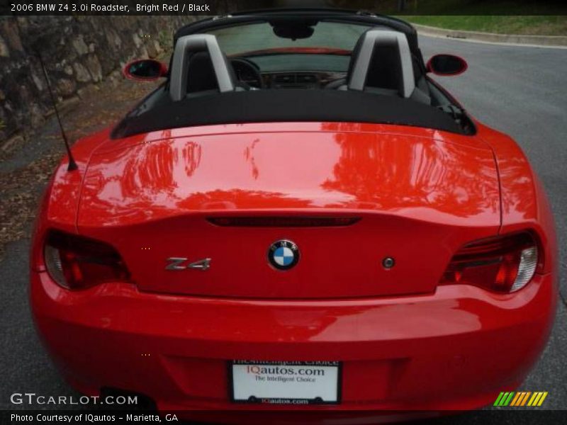 Bright Red / Black 2006 BMW Z4 3.0i Roadster