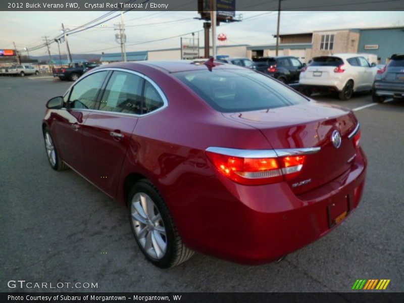 Crystal Red Tintcoat / Ebony 2012 Buick Verano FWD