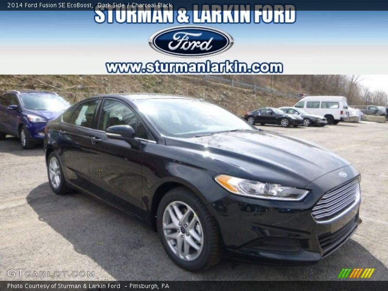 Dark Side / Charcoal Black 2014 Ford Fusion SE EcoBoost