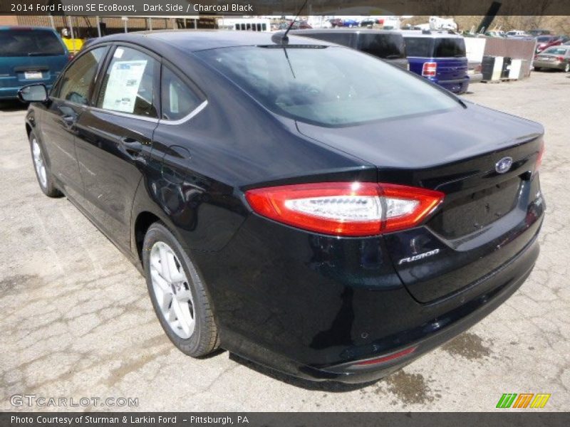 Dark Side / Charcoal Black 2014 Ford Fusion SE EcoBoost