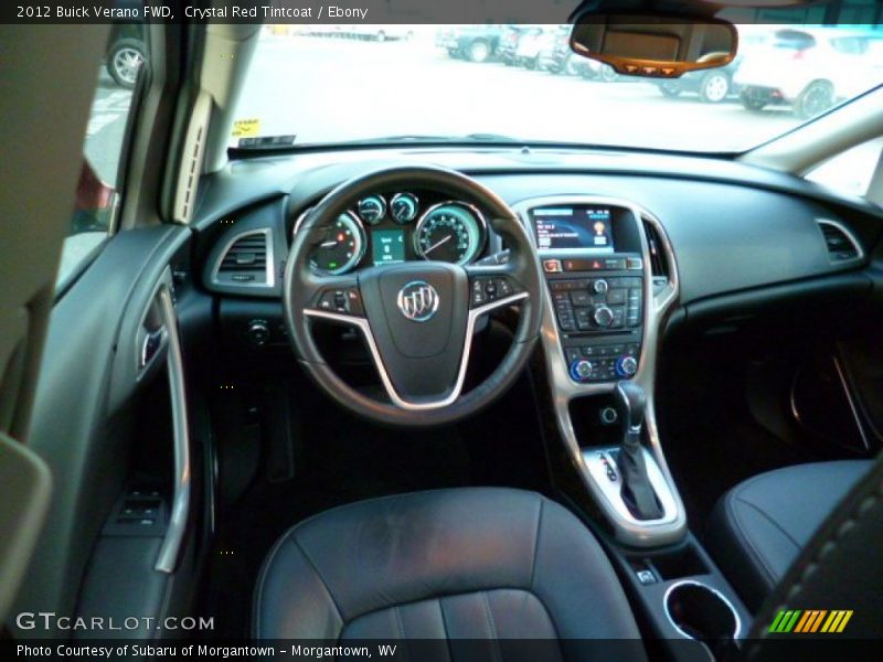 Crystal Red Tintcoat / Ebony 2012 Buick Verano FWD