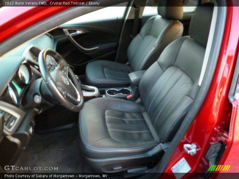 Crystal Red Tintcoat / Ebony 2012 Buick Verano FWD