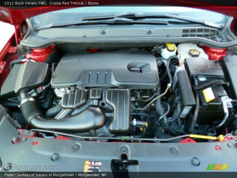 Crystal Red Tintcoat / Ebony 2012 Buick Verano FWD