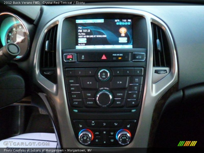 Crystal Red Tintcoat / Ebony 2012 Buick Verano FWD