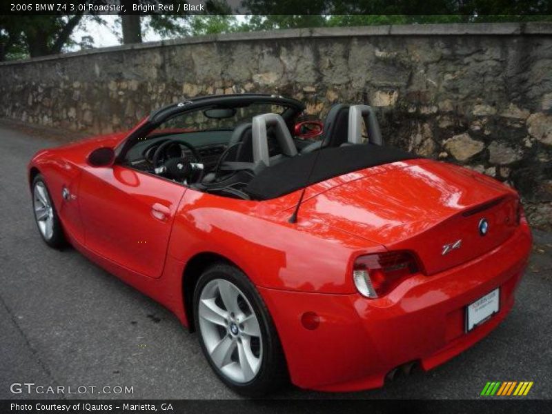 Bright Red / Black 2006 BMW Z4 3.0i Roadster