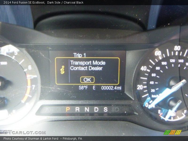 Dark Side / Charcoal Black 2014 Ford Fusion SE EcoBoost