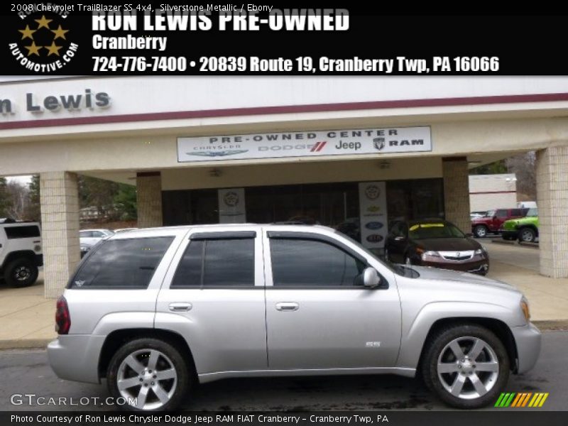 Silverstone Metallic / Ebony 2008 Chevrolet TrailBlazer SS 4x4