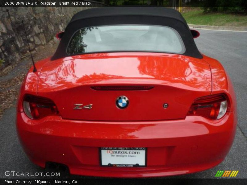 Bright Red / Black 2006 BMW Z4 3.0i Roadster