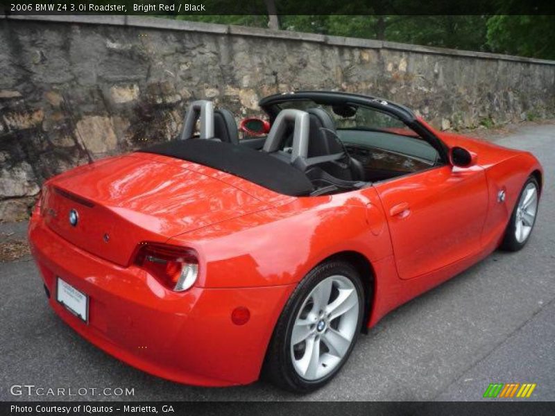 Bright Red / Black 2006 BMW Z4 3.0i Roadster