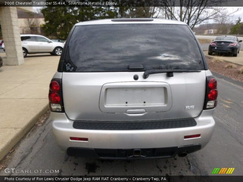 Silverstone Metallic / Ebony 2008 Chevrolet TrailBlazer SS 4x4