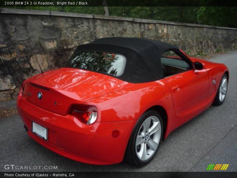 Bright Red / Black 2006 BMW Z4 3.0i Roadster