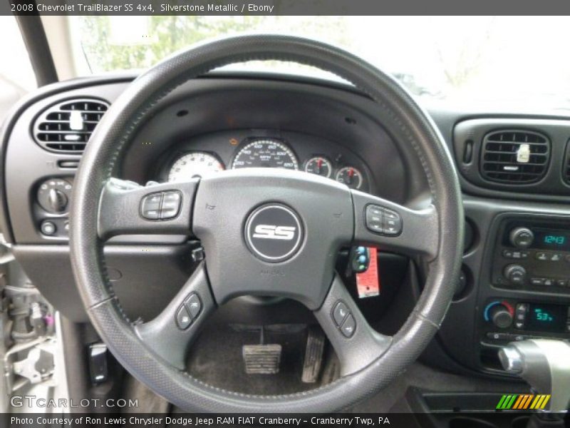 Silverstone Metallic / Ebony 2008 Chevrolet TrailBlazer SS 4x4