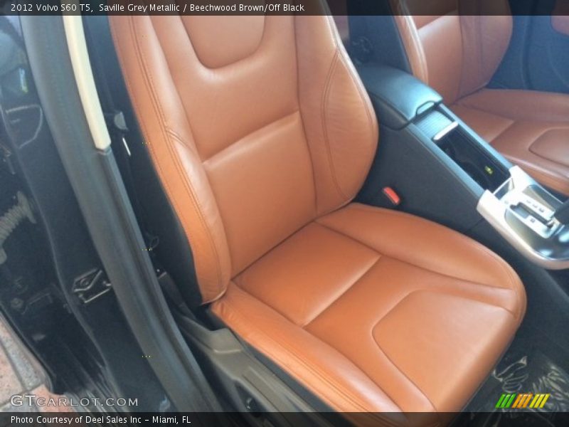 Saville Grey Metallic / Beechwood Brown/Off Black 2012 Volvo S60 T5