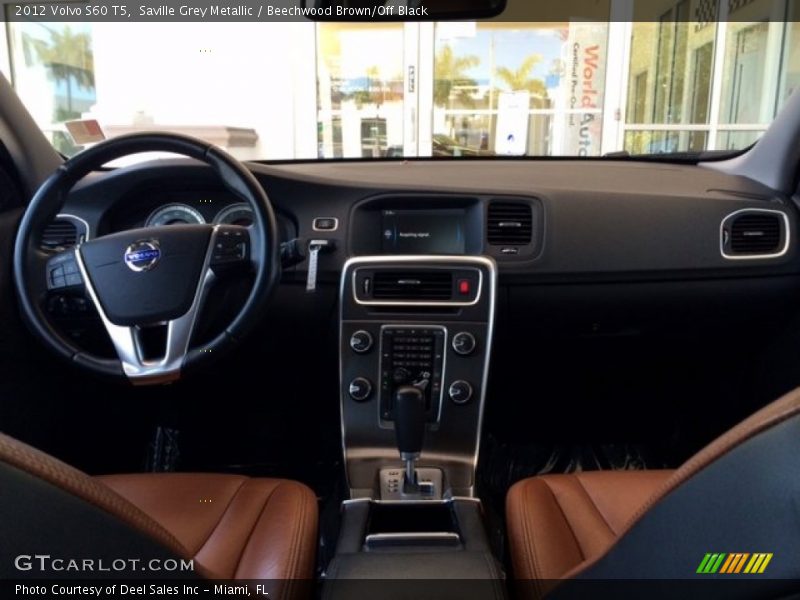 Saville Grey Metallic / Beechwood Brown/Off Black 2012 Volvo S60 T5