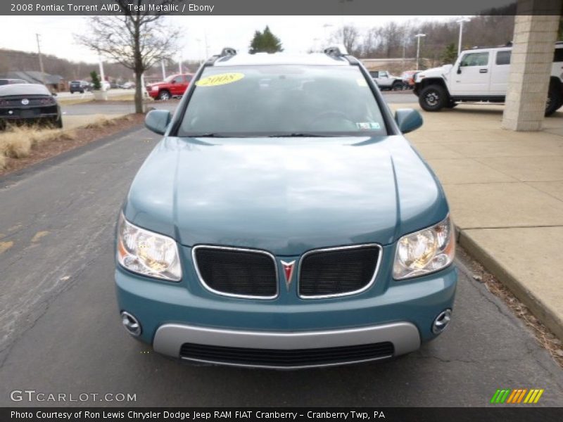 Teal Metallic / Ebony 2008 Pontiac Torrent AWD