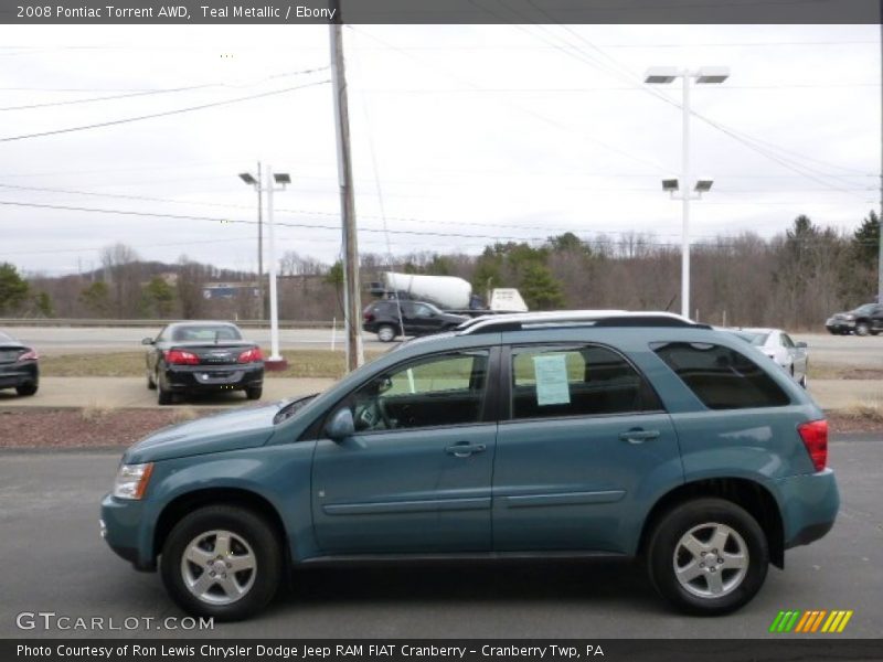 Teal Metallic / Ebony 2008 Pontiac Torrent AWD