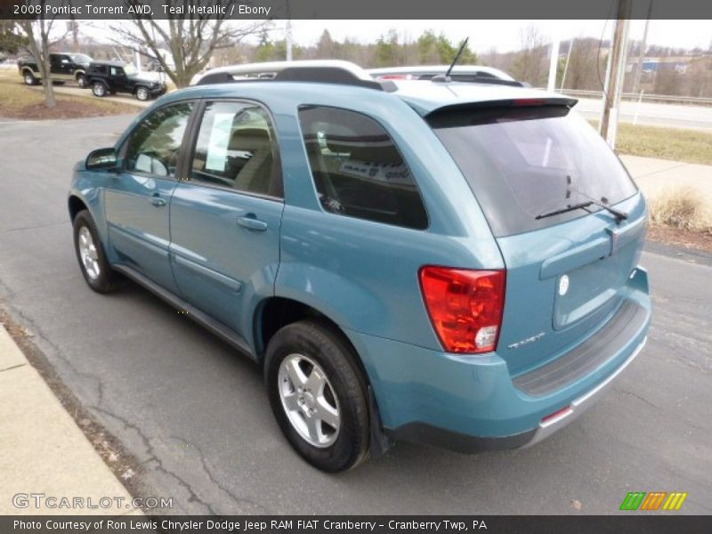 Teal Metallic / Ebony 2008 Pontiac Torrent AWD