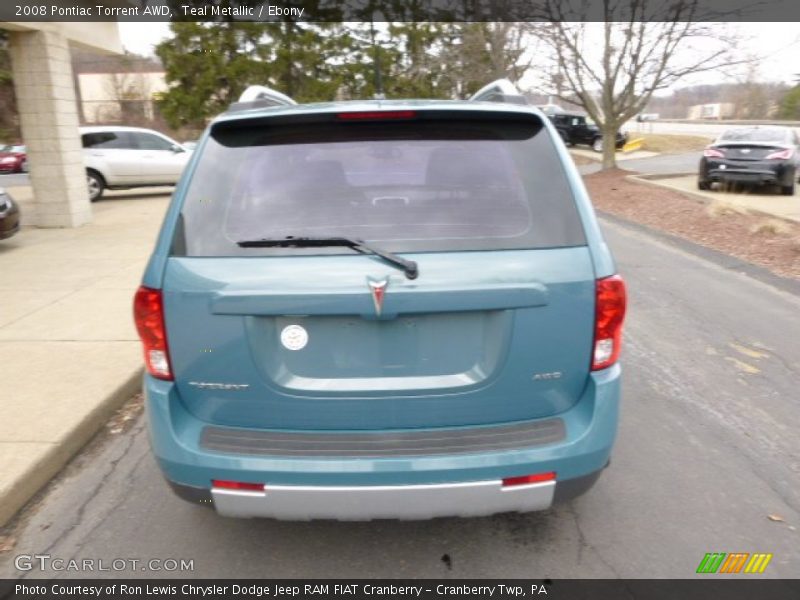 Teal Metallic / Ebony 2008 Pontiac Torrent AWD