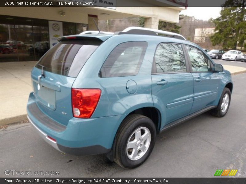 Teal Metallic / Ebony 2008 Pontiac Torrent AWD