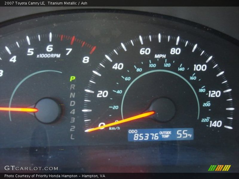 Titanium Metallic / Ash 2007 Toyota Camry LE