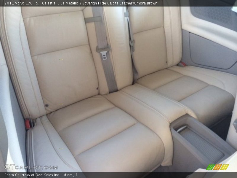 Celestial Blue Metallic / Soverign Hide Calcite Leather/Umbra Brown 2011 Volvo C70 T5